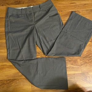 Grey & Blue Pinstripe Trousers